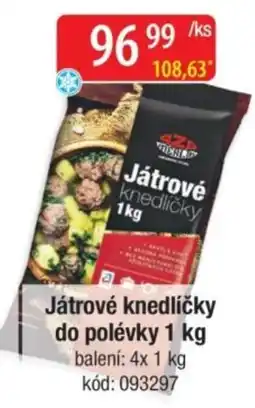 Qanto 4Za Játrové knedlíčky nabídka