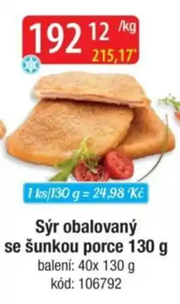 Qanto Sýr obalovaný se šunkou nabídka