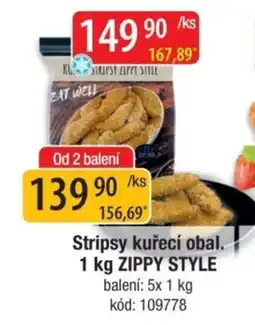 Qanto Zippy Style strips kuřecí obal nabídka