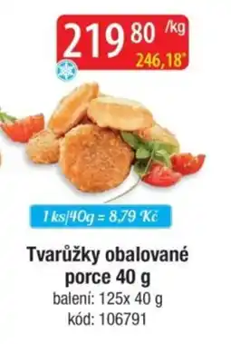 Qanto Tvarůžky obalované porce 40 g nabídka