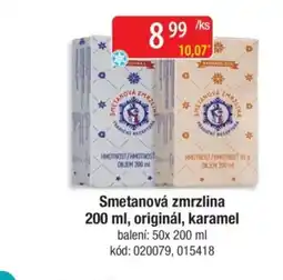 Qanto Smetanová zmrzlina nabídka