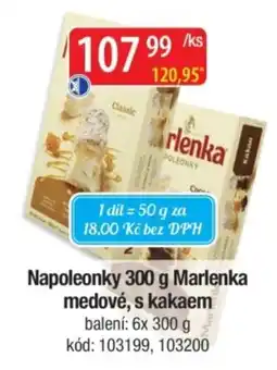 Qanto Marlenka napoleonky medové s kakaem nabídka