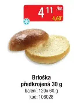 Qanto Brioška předkrojená nabídka