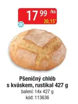 Qanto Pšeničný chléb s kváskem, rustikal nabídka
