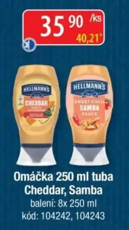 Qanto Hellmann's Omáčka Cheddar, Samba nabídka