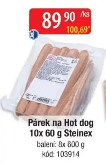 Qanto Steinex Párek na Hot dog nabídka