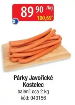 Qanto Párky Javořické Kostelec nabídka