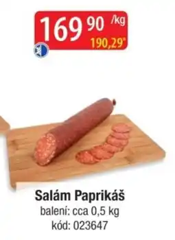 Qanto Salám Paprikáš nabídka