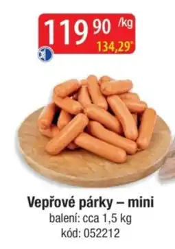 Qanto Vepřové párky – mini nabídka