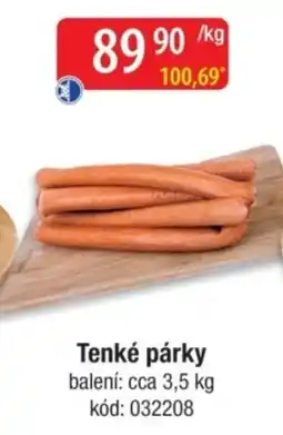 Qanto Tenké párky nabídka