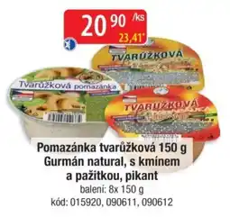 Qanto Tvarůžková pomazánka nabídka