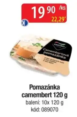Qanto Gastro pomazánka camembert nabídka
