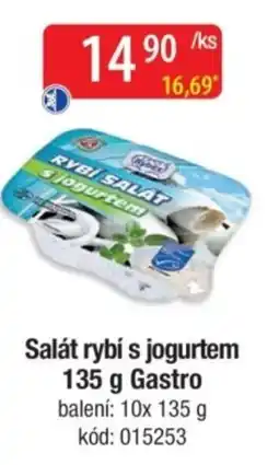 Qanto Gastro salát rybí s jogurtem nabídka