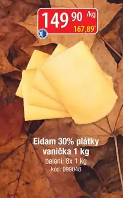 Qanto Eidam plátky vanička nabídka