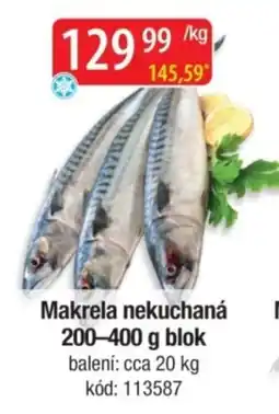 Qanto Makrela nekuchaná nabídka
