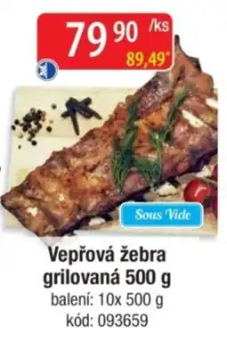 Qanto Vepřová žebra grilovaná nabídka