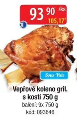 Qanto Sous Vide vepřové koleno gril. nabídka
