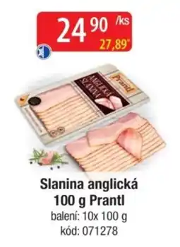 Qanto Prantl slanina anglická nabídka