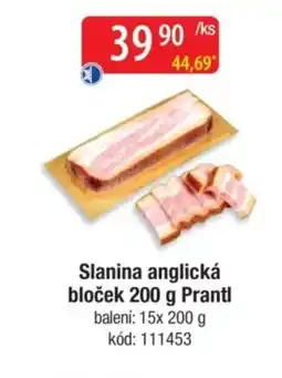 Qanto Pranti slanina anglická bloček nabídka