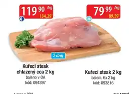Qanto Kuřecí steak nabídka