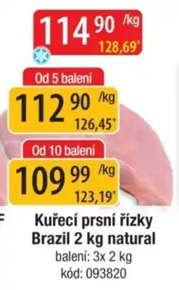 Qanto Brazil kuřecí prsní řízky nabídka