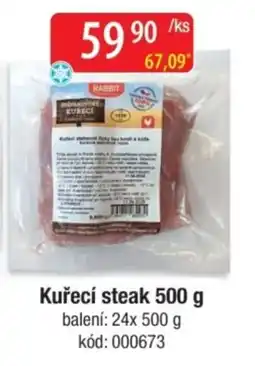 Qanto Rabbit kuřecí steak nabídka