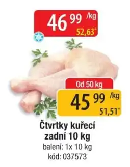 Qanto Čtvrtky kuřecí zadní nabídka