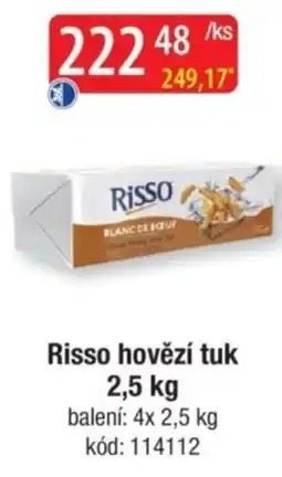 Qanto Risso hovězí tuk nabídka