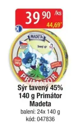 Qanto Madeta sýr tavený 45% nabídka