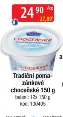 Qanto Chocenšké tradiční pomazánkové nabídka