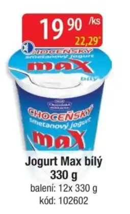 Qanto Chocensky jogurt max bily nabídka