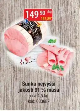 Qanto Šunka nejvyšší jakosti 91 % masa nabídka