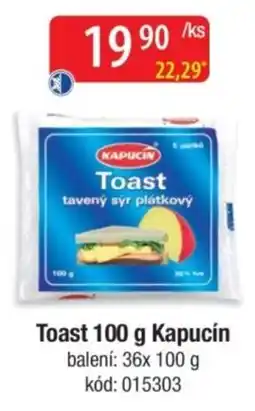Qanto Toast tavený sýr plátkový nabídka