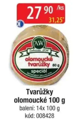 Qanto AW tvarůžky olomoucké nabídka