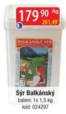 Qanto Balkánský sýr nabídka