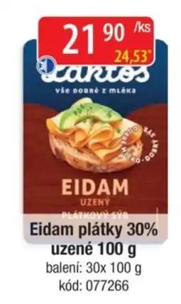 Qanto Eidam plátkový sýr 30% uzený nabídka
