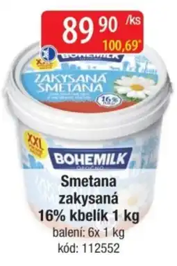 Qanto Bohemilk smetana zakysaná nabídka