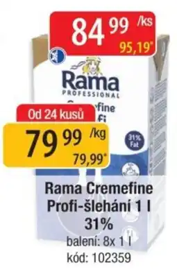 Qanto Rama Cremefine Profi-šlehání nabídka