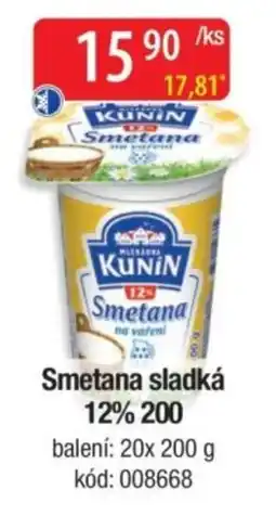Qanto Kunin Smetana sladká nabídka