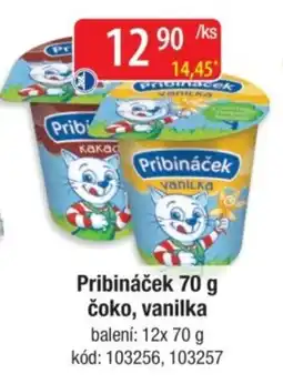 Qanto Pribináček čoko, vanilka nabídka