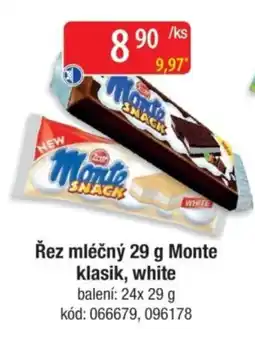 Qanto Monte snack klasik, white nabídka