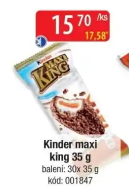 Qanto Kinder maxi king nabídka