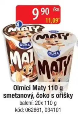Qanto Olmíci Maty smetanový, čoko s oříšky nabídka