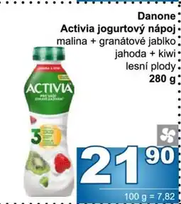 Jip Danone Activia jogurtový nápoj nabídka