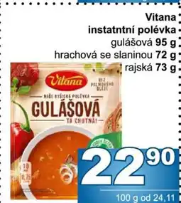 Jip Vitana Instantní polévka nabídka