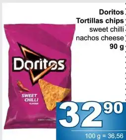 Jip Doritos tortillas chips nabídka