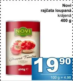 Jip Novi rajčata loupaná krájená nabídka