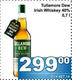 Jip Tullamore Dew Irish Whiskey 40% 0,7 l nabídka