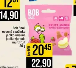 Jip Bob Snail ovocná svačinka nabídka
