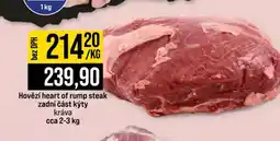 Jip Hovězí heart of rump steak nabídka